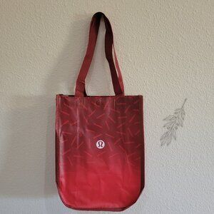 Small Lululemon Athletica Red Ombre Reusable Tote Bag